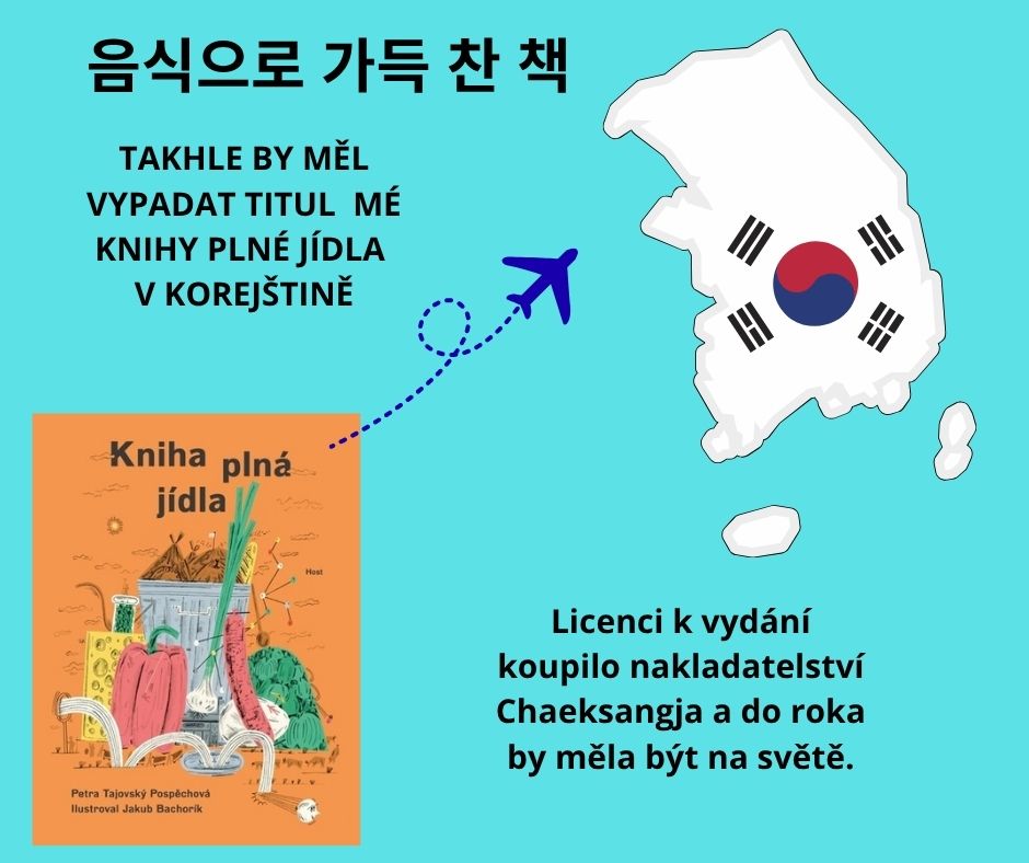 음식으로 가득 찬 책 : takhle se korejsky bude jmenovat Kniha plná jídla